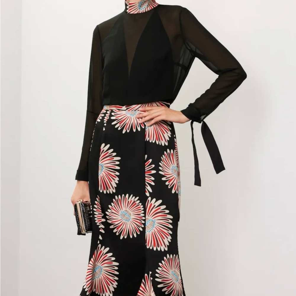 Obando x RTR Chiffon Overlay Dress 6